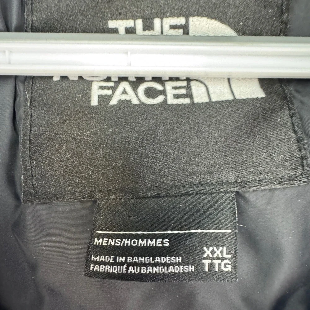 The North Face Vest Men's 2XL Black 700 Down 1996 Nuptse Retro Puffer Full Zip